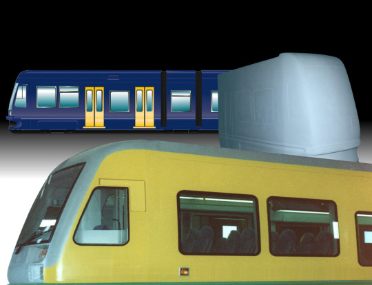 Mock up tram - 1996